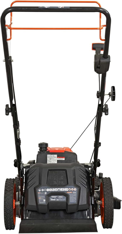YARDMAX 22 in. 201cc Select PACE 6 Speed CVT High Wheel FWD 3-in-1 Gas Walk Behind Self Propelled Lawn Mower, Black (YG2860)