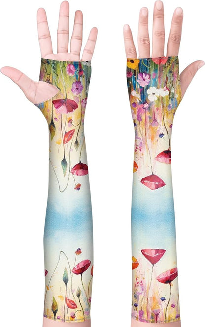 Gardening Sleeves for Women Farm Sun Protection Thorn Proof Cooling Arm Sleeves to Cover Arms for Garden Sports