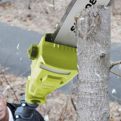 Sun Joe Cordless Pole Chainsaw Machine, Electric Telescoping Trimmer, Extendable Up to 7.2 Ft - Heavy-Duty Trimming Equipment for Tree Trunks, Limbs, Logs, Brush, and Branches, 24V-PS8-LTE