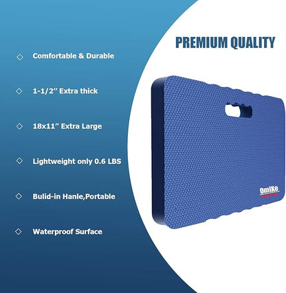 Comfy Extra Large Thick Waterproof Gardening Kneeling Pad Foam Kneeler Mat Garden Knee Pad Cushion for Gardening Planting Yard Work Prayer Yoga Mechanic Workout Baby Bath