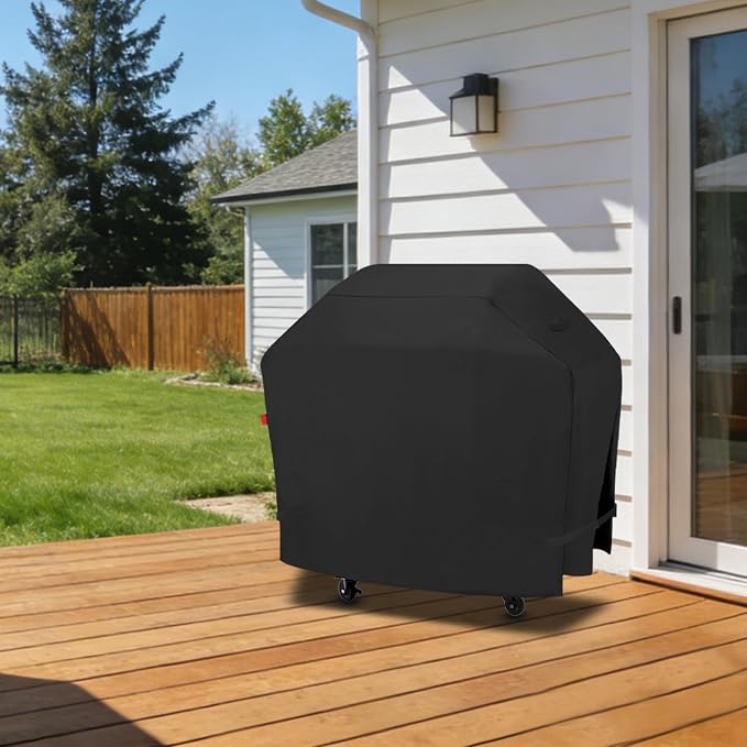Outdoor Grill Cover for Royal Gourmet GA5403B/GA5403C 5-Burner Propane Gas Grill, 58 Inch Waterproof 600D Grill Cover for SG6002R/GE6001H 6-Burner BBQ Gas Grill, Heavy Duty Covers-58 x 26 x 45 Inches.