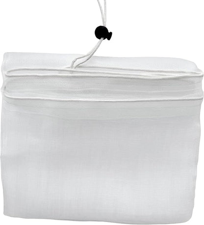 Fruit Tree Protection Bags 2.5x3.5 FT in 4 Pack | Multiple Size Garden Netting for Fruit & Vegetable Protection | White Plant Net Cover for Blueberry & Tomato | Bird & Insect Mesh Fabric Protector