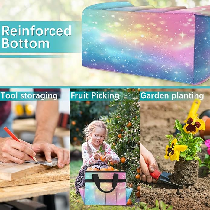 Garden Tool Bag Garden Tool Storage Bag with Pockets Handle Portable Garden Tote Bags for Women Men
