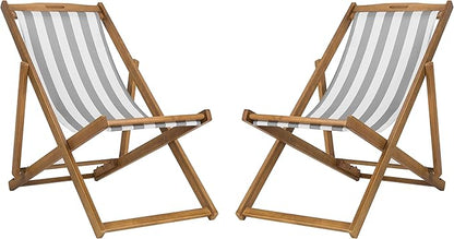 SAFAVIEH PAT7040A-SET2 Outdoor Collection Loren Teak