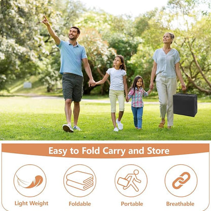 Anidaroel Patio Rugs Outdoor 6’x9’ Clearance Waterproof, Reversible Rainbow Outdoor Plastic Straw Outside Rugs, RV Outdoor Rugs for Camping, Porch, Balcony, Backyard (Orange,6‘X9')
