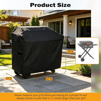 Portable Propane Griddle Cover for Blackstone 22 Inch Gas Griddle Adventure Ready On the Go, Flat Top Grill Cover Fits Black Stone 22 inch Scissor Cart 1935, for Royal Gourmet PD3001