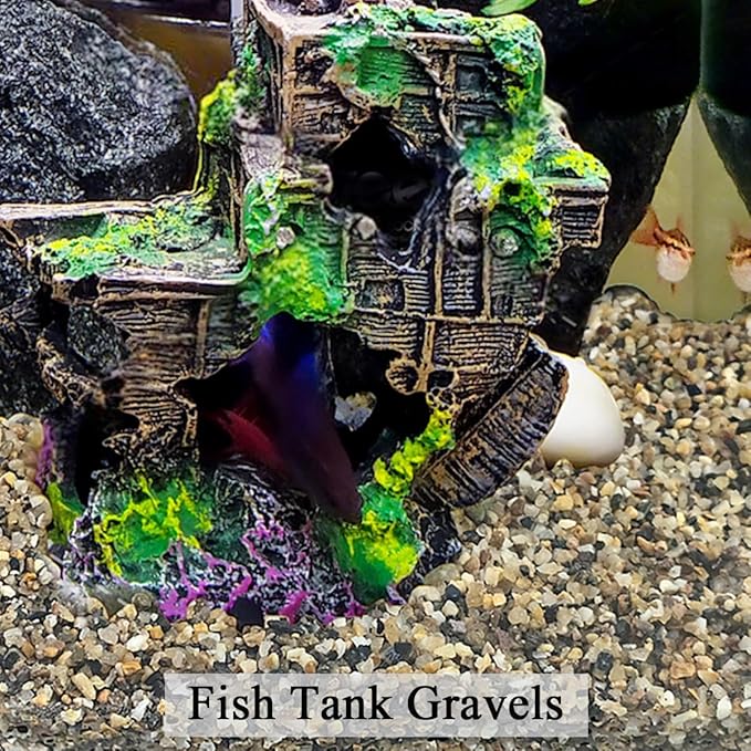 FANTIAN 20lbs Fish Tank Sand, 1/16 inch Small Aquarium Gravel. Decorative Pea Gravel River Rocks for Air Plants, Vase Fillers, Landscaping and Succulent Soil Cover