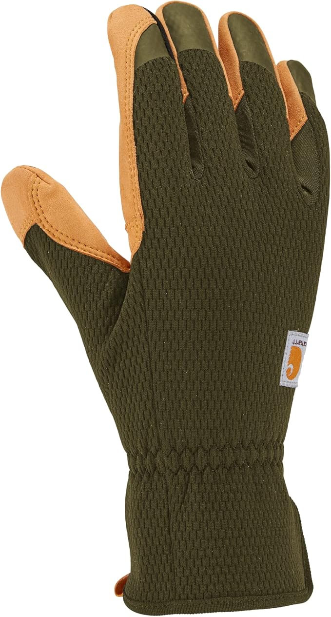 Carhartt Women's High Dexterity Padded Palm Touch Sensitive Long Cuff Glove