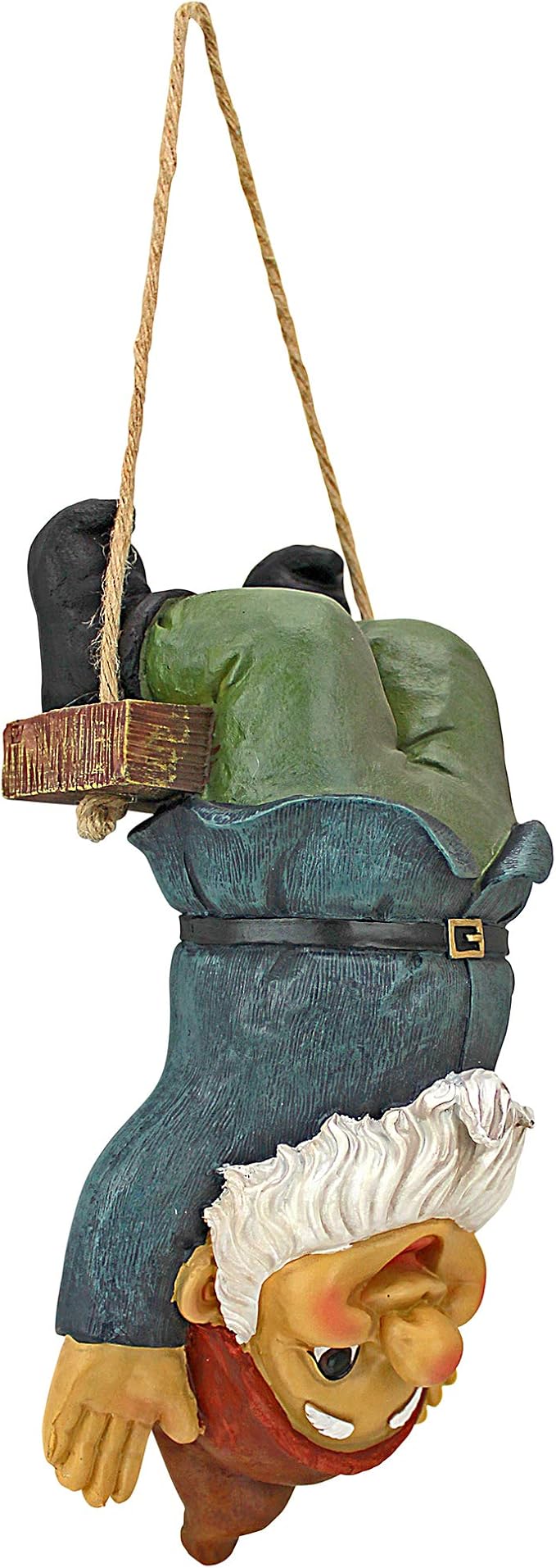 Design Toscano Alfie the Acrobat: Swinging Gnome Statue