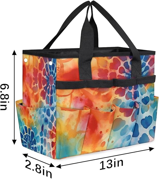 Garden Tool Bag Garden Tool Storage Bag with Pockets Handle Portable Garden Tote Bags for Women Men
