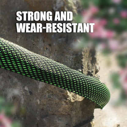 Relxitl Garden Hose 75 FT, Heavy Duty Water Hose with Aluminum Fittings, Puncture Proof All-weather, Ultra-Lightweight and Flexible, Watering and Cleaning for Outdoor