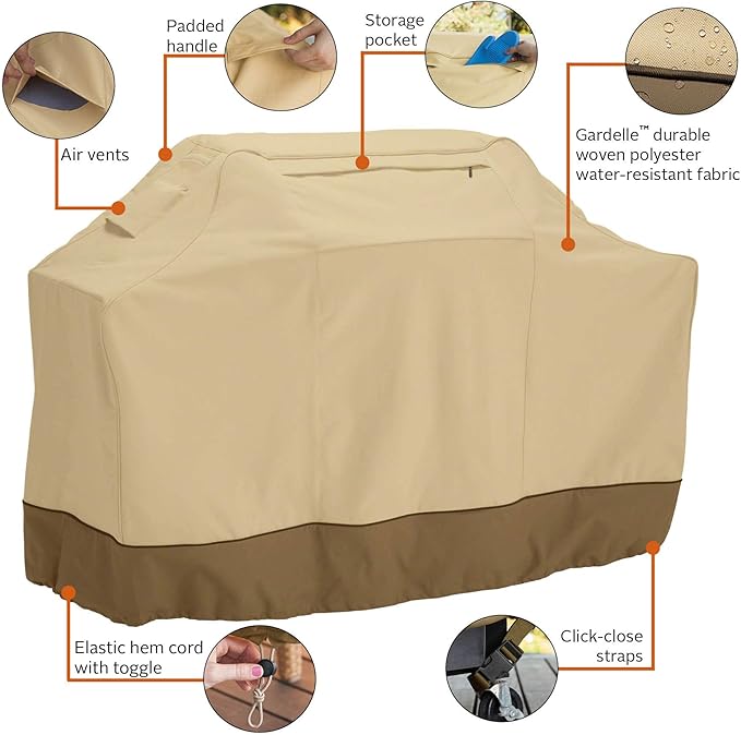 Classic Accessories Veranda Water-Resistant 70 Inch BBQ Grill Cover
