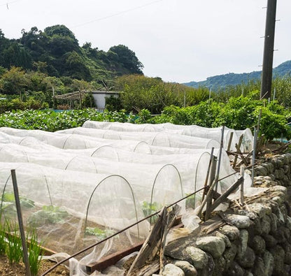Garden Insect Netting Pest Barrier: 8'x25' Bug Netting for Garden Protection Mosquito Net Fine Mesh Cicada Tree Net Greenhouse Row Cover for Crops Plants Vegetables Flowers Fruits Silver