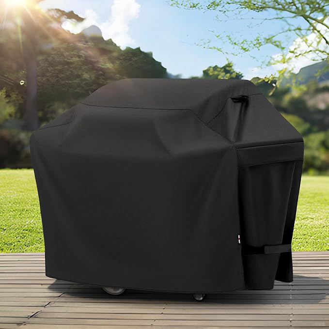 UNICOOK Heavy Duty Waterproof Barbecue Gas Grill Cover, 75-inch XX-Large BBQ Cover, Special Fade Resistant, Durable and Convenient, Fits Grills of Weber Char-Broil Nexgrill Brinkmann and More