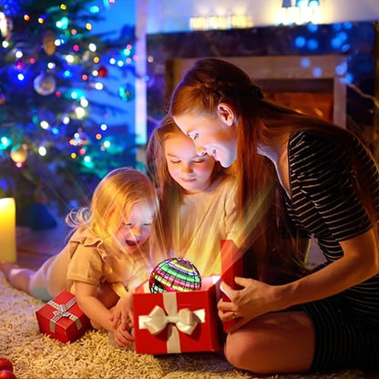 Ivtivfu Flying Orb Ball (Red, 2025 Upgraded) with Dazzling Lights, Magic Hover Spinner, Cool Boomerang Drone, Floating Cosmic Globe, Kids Outdoor Toys, for 6 7 8 9 10 Year Old Boys Girls
