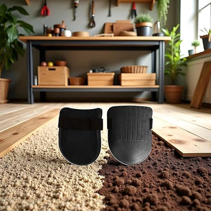 1 Pair Black Knee Pads Heavy Duty and Comfort for Construction, Gardening, Flooring Work Use Safety Easy to Use Kneepads,Tools and Home Improvement,Ergonomic Supports