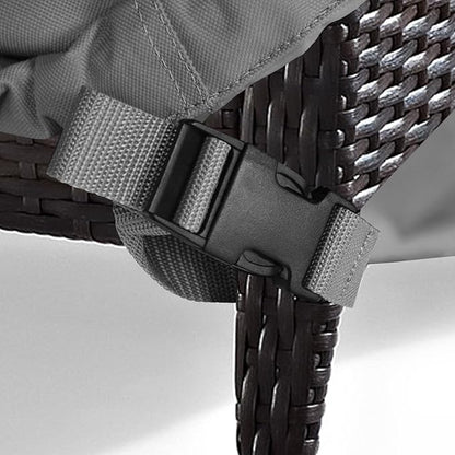 KHOMO GEAR - Patio Table & Chair Set Cover - Durable and Water Resistant Outdoor Furniture Cover, Extra Large