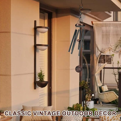 Wind Chimes for Outside, Vintage Deer Deep Tone Wind Chime Outdoor Clearance, Patio Porch Balcony Decoration, Garden Hanging Decor for Women Mom Grandma (32" Deer)