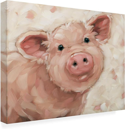 Outdoor Canvas Art - Andrea Lavery 'PEACHES' Wall Art for Outdoor Spaces, Patios, or Gardens by Trademark Fine Art