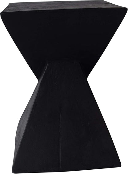 Christopher Knight Home Jerod Light-Weight Concrete Accent Table, Black