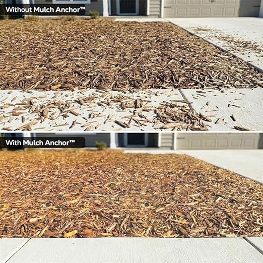 Dominator Mulch Anchor 1 Gallon - Mulch Glue & Gravel Binder, Rock Glue for Landscaping, Pea Gravel & Bark, Strong Stabilizer & Stone Glue Adhesive, Made in the USA