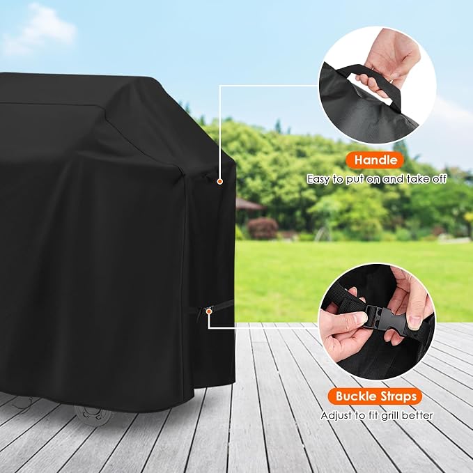 Grill Cover for Blackstone 36" Griddle Cooking Station, 68inch Outdoor Grill Cover for Nexgrill BBQ Grill, Waterproof Cover for Camp Chef Outdoor Cooking Kitchen-68 L x 28" W x 32" H
