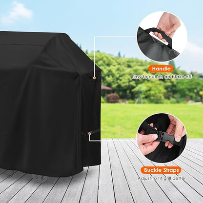 Grill Cover for Electactic 2-Burner Propane Gas BBQ Grill, 37inch Outdoor Grills Cover Waterproof for Propane Grill, Gas Grill, BBQ Grill, Smokers-37 L x 21" W x 37" H