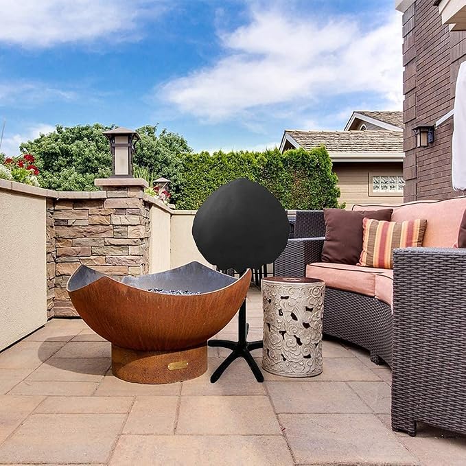 SHINESTAR Grill Cover for George Foreman, Waterproof Heavy Duty Outdoor Indoor Electric Grill Cover, Small Round BBQ Cover for Techwood, Cuisinart, Homewell, Weber Jumbo Joe Charcoal Grill and More
