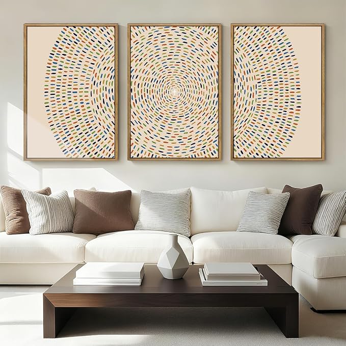 Anyzal Extra Large Jesus Feeds the 5000 Framed Wall Art 24x36 Inch Jesus Christian Canvas Wall Decor Religious Minimalist God Artwork for Living Room Bedroom Set of 3