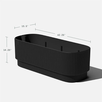 Veradek Demi Series Raised Garden Bed - Self-Watering Planter for Backyard & Garden | All-Weather Use