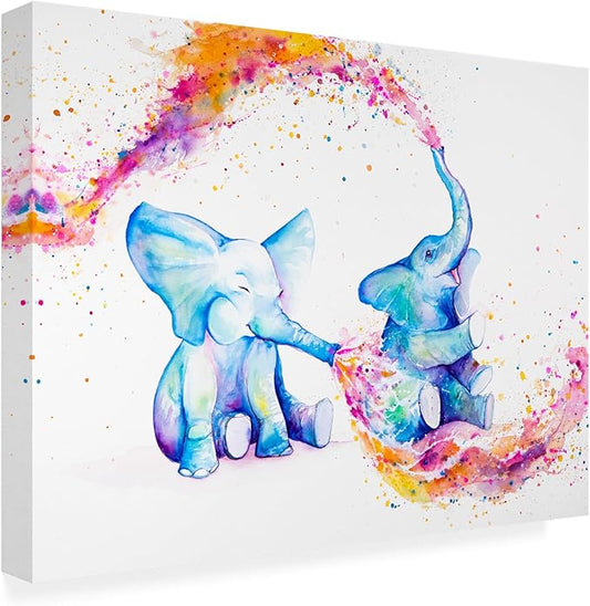 Outdoor Canvas Art - Marc Allante 'Sorella' Wall Art for Outdoor Spaces, Patios, or Gardens by Trademark Fine Art