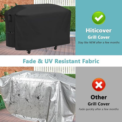 Grill Cover for Nexgrill Daytona 720-1116 4-Burner Propane Gas Griddle, Waterproof Outdoor BBQ Griddle Cover for Daytona 720-1138 Pro 5 Burner NitroGuard Gas Grill