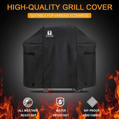Gas Grill Cover for Weber Spirit II 310, 51 Inch BBQ Grill Covers, Heavy Duty Waterproof Barbecue Accessories