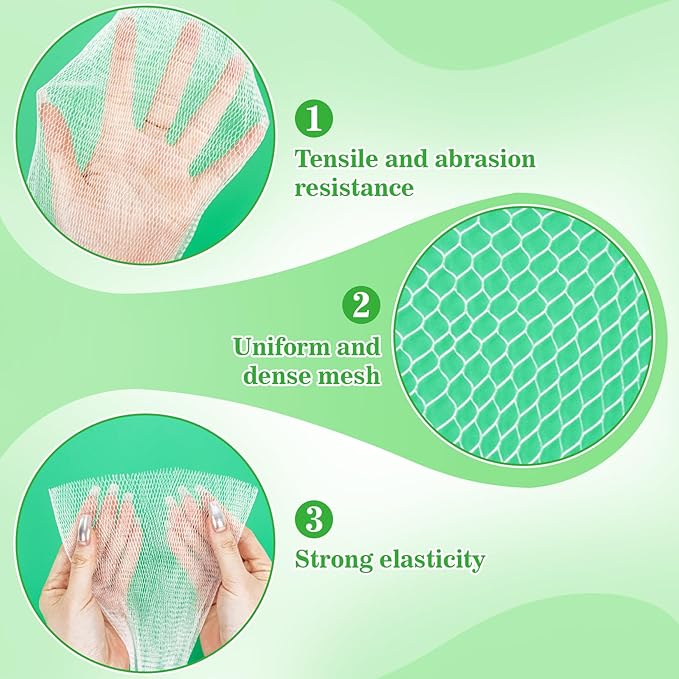 MAQIHAN Plant Pot Covers - 2 Pcs Mesh Pots for Plants Flower Pot Covers Orchid Pots Nettting Mesh Cover Plant Soil Protector Cover for Potted Orchid Bark Soil Containment (M,XL)
