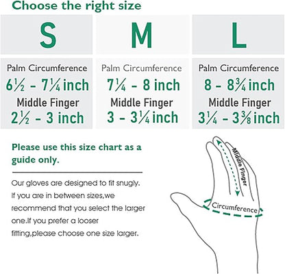 COOLJOB 6 Pairs Gardening Gloves for Women Ladies, Breathable Rubber Coated for Yard Garden, Outdoor Indoor Protective Work with Grip, Medium Size, Red & Green