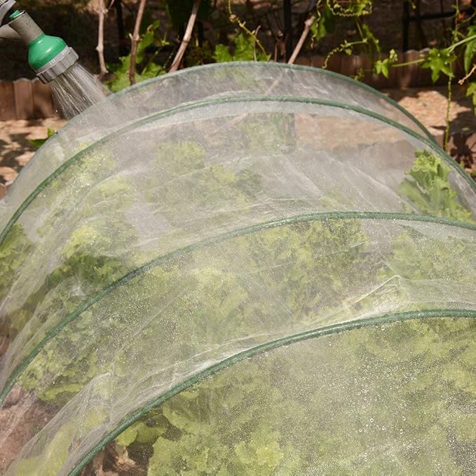 10x30Ft Mosquito Bug Insect Bird Fine Mesh Net Barrier Hunting Blind Garden Screen Netting for Protect Your Plant Fruits Flower