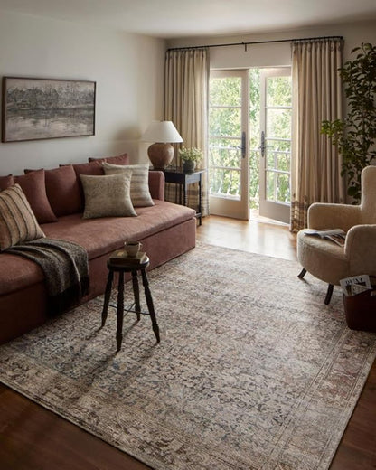 Loloi Amber Lewis Georgie Collection GER-09 Multi/Spice 3'-0" x 12'-0", .19" Pile Height, Runner Rug