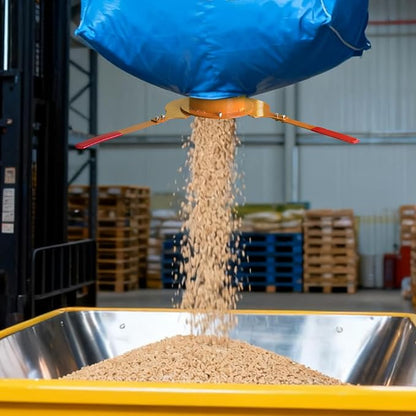 Bulk Bag Unloader for Animal Feed, Grain & Fertilizer | FIBC Big Bag Dispenser | Heavy-Duty, Portable Tool for Farm, Warehouse, Construction