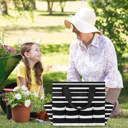 Garden Tool Bag Garden Tool Storage Bag with Pockets Handle Portable Garden Tote Bags for Women Men