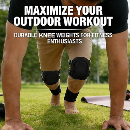 Work Knee Pads Made of Tear Resistant Oxford Cloth and Durable Rubber Waterproof and Breathable Suitable for Mechanical Repairs and Yard Work with Adjustable Straps
