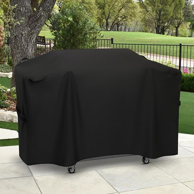SunPatio Griddle Cover for Blackstone 36" Pro Series, Heavy Duty Waterproof Flat Top Gas Grill Cover 70 Inch, Outdoor All Weather Protection Griddle Cooking Station Grilling Protector, Black