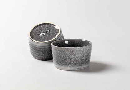 Ramekin Set, UNICASA 8 oz Creme Brulee Ramekins, Oven Safe Baking Set for Custard, Pudding, Souffle Cups, Reactive Gray (Gray, 8oz x 2pc)