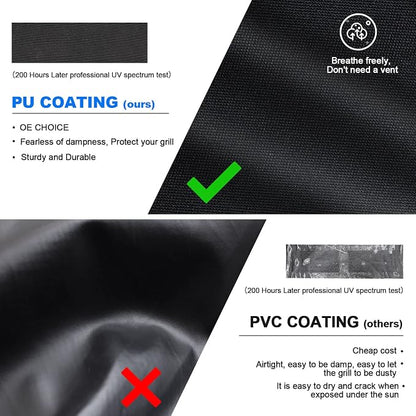 Comnova Grill Cover 75 Inch, 7109 BBQ Cover for Weber Summit 600 Series 6 Burner Grills, 600D Heavy Duty & Waterproof Barbeque Cover for Weber, Char-Broil, Monument, Brinkmann, Dyna-glo, and Nexgrill