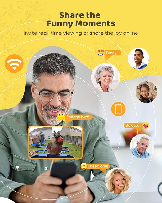 Bird Feeder with Camera Solar Powered: Smart Camera Bird Feeder 2K Live Feed Cam for Outdoor Backyard - Ai Identify Auto Capture Videos, Unique Outdoor Gifts for Mom Dad Birdlover