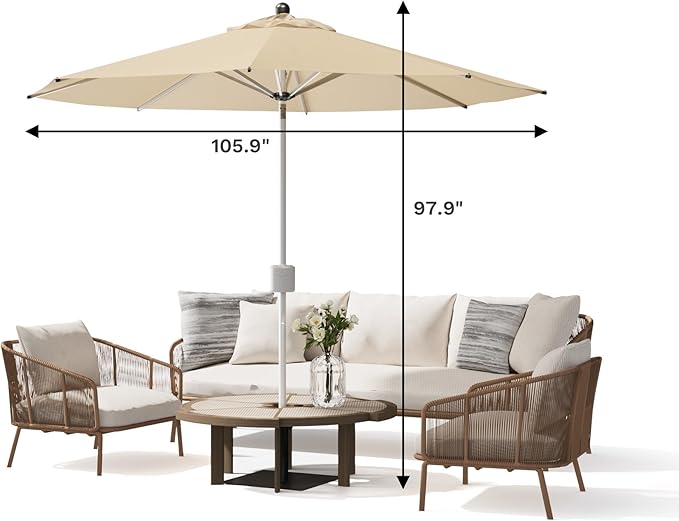 Patiowell Motorized Patio Umbrella
