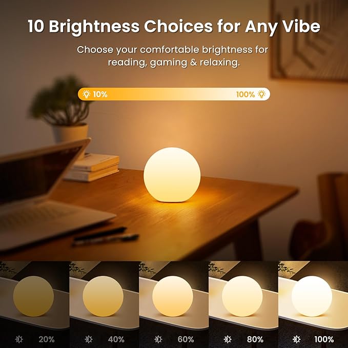 LOFTEK Floating Pool Lights, 3-Inch Rechargeable LED Balls, Color Changing Glowing Orb Sphere with Remote, 16 Color Orb Light for Indoor, Outdoor, Pool, Pond, Bathroom, Shower Decor, Gift (2 Pack)