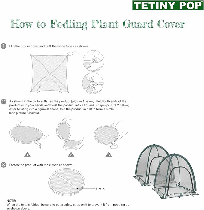 2pcs Quick Set up Pop up Garden Netting 28”x28”x32”Portable Plant Cover Net ,Locusts,Birds,Small Animal Garden Fruit and Flower Cages Portable Carry Bag with 16 Stakes