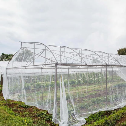 Garden Insect Netting for Raised Beds Extra Large Fruits Tree Netting Pest Barrier White Ultra Fine Mesh Row Bed Covers Net for Vegetable Fruit Protection from Insect Bird Animals(12 x 33 ft)