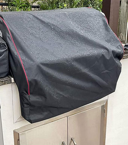 Grisun 32 Inch Built-in Grill Cover for Bull 45005 Built in Gas Grill, Grill Cover for Outdoor Grill, Bull Outdoor Kitchen & Grill Head Cover, Heavy Duty Waterproof BBQ Grill Cover with Handle