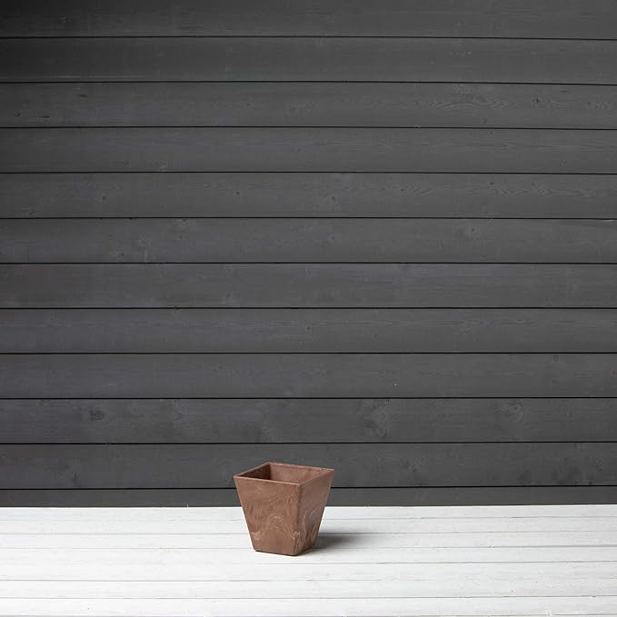 Novelty Artstone 35069 Ella Square Planter, Rust 6"